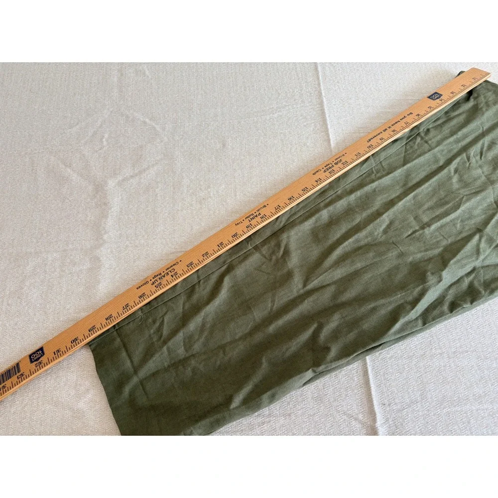 Zara‎ Strapless bandeau linen Blend Jumpsuit Olive Green NEW Belted Leg large